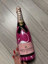 Vintage Moët & Chandon Rosé Flamingo Edizione Limitata Bar Decorazione Bottiglia Champagne