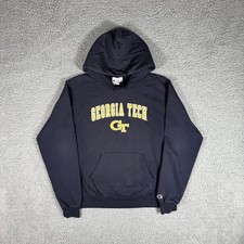 Champion Georgia Tech Yellow Jackets Crewneck Size Medium Collegiate Sweatshirt
