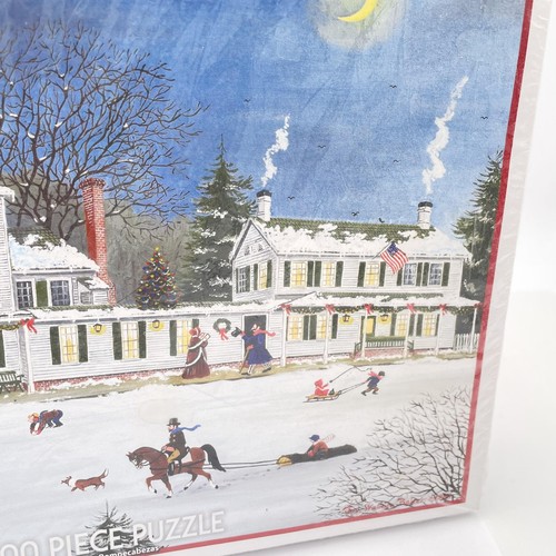 White Mountain Winter Griswold Inn Puzzle 1000 Piece New England Jax Wallace - Picture 5 of 12