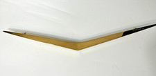 1957 Chevy 24k Gold Plated Hood Vee 210 V8 Emblem Sedan