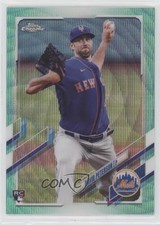 2021 Topps Chrome Aqua Wave Refractor 75/199 David Peterson #133 0j4g