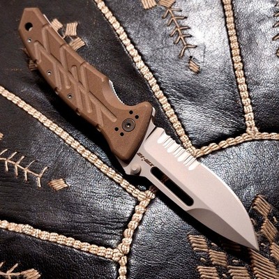 Rare Ontario OKC XM1 XM12 Fox Knives Italy N690CO Combat Deployed