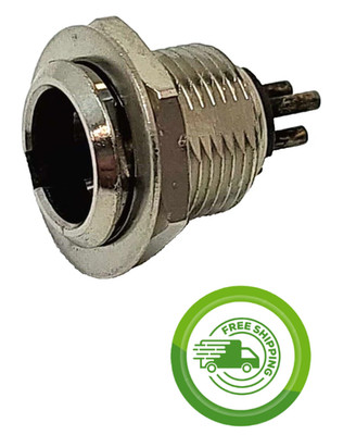 Switchcraft TB3M Male 3 Pin Mini XLR Receptacle - Panel Mount - FREE SHIP