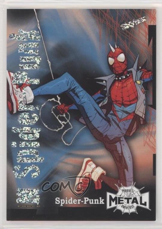 2022 Marvel Metal Universe Spider-Man Z-Force Rave 72/100 Spider-Punk #Z-42 0t11