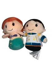 Hallmark Itty Bitty Lot Of 2 Disney Ariel Eric Little Mermaid Plush 4  