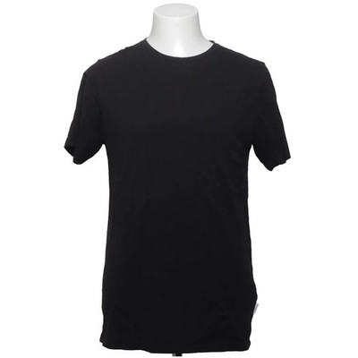 Lindbergh White, T-shirt, Größe: L, Schwarz, Baumwolle, Einfarbig, Herren #Ccy