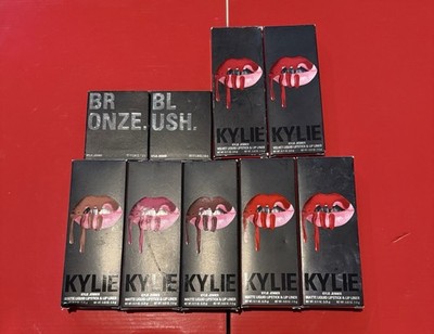 9 KYLIE JENNER Matte Liquid Lipstick 0.11oz & Lip Liner 0.03oz, Blush and Bronze