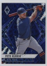 2021 Panini Chronicles Phoenix Blue Velocity Pete Alonso #4 sh7
