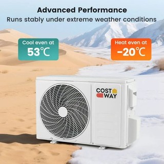 Costway 9000 BTU (2.6 kW) Mini Split AC Unit ( Outside Condenser Unit Only )