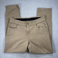Origin USA Pants Mens Beige MOAB Stretch Cotton Chino Made In USA 34x30