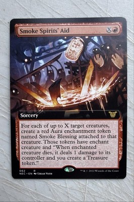Smoke Spirits' Aid (Extended Art) Commander: Kamigawa: Neon Dynasty Regular