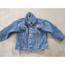 Levi Strauss Co Kids Denim Jacket Size 4T Trucker Style Blue