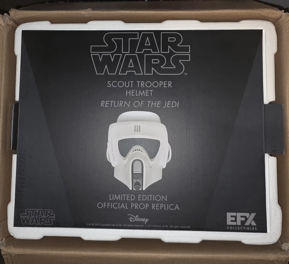 Elmetto Star Wars: EFX Scout Trooper edizione limitata 011020 - Immagine 3 di 4