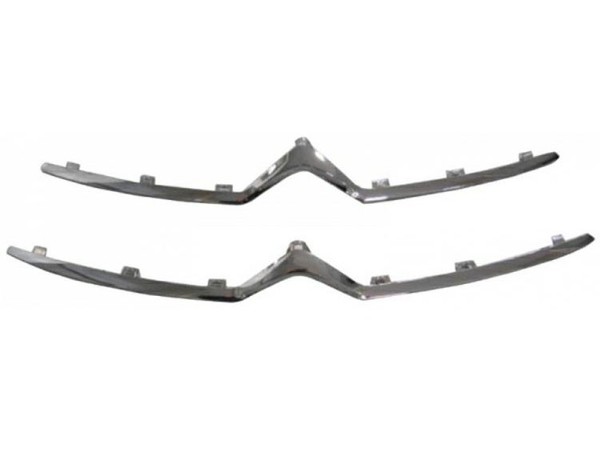 Leistensatz FÜR Gitter Grill Vorne FÜR Citroen C4 2010-2020 Verchromt-image