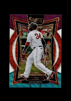 2025 Panini Select Peacock Prizms #96 David Ortiz Boston Red Sox