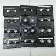 Lot Of 9 TDK High Bias Type II Cassettes Used SA100 SA-C90 SA-X60