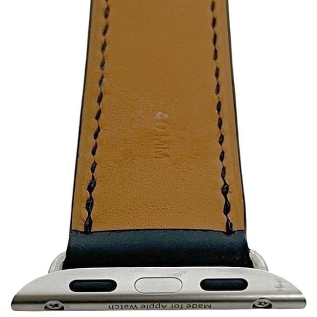 Hermès Apple Watch Double Tour Band Black Leather… - image 6