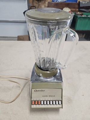 Vintage Green Oster Osterizer Cycle Blend 10 Speed Blender | eBay