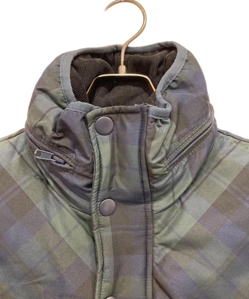 DIESEL Multi-pocket down vest Size: S Green x navy Men - Image 4 of 4