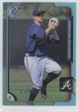 2015 Bowman Draft Chrome Sky Blue Refractor Braxton Davidson #186 fm0