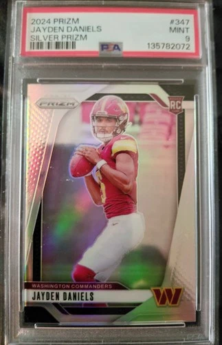 2024 Panini Prizm - Rookies Jayden Daniels #347 Silver Prizm (RC)