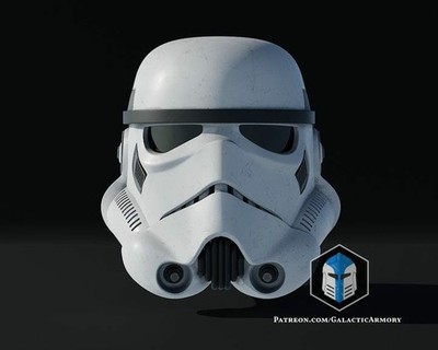 Star Wars Stormtrooper Helm 3D gedruckt (ohne Helm) DIY