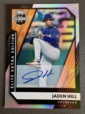 2021 Panini Elite Extra Edition - Jaden Hill #44 Signatures (AU, RC)