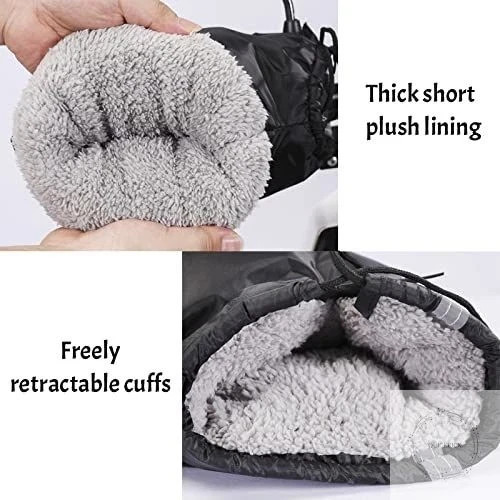 Motorcycle Handlebar Gloves Muff for Cold Weather Waterproof Riding Mittens Wind