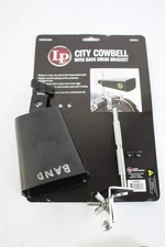 LP City 5" Black Beauty Cowbell with mount USED  #EMR3946
