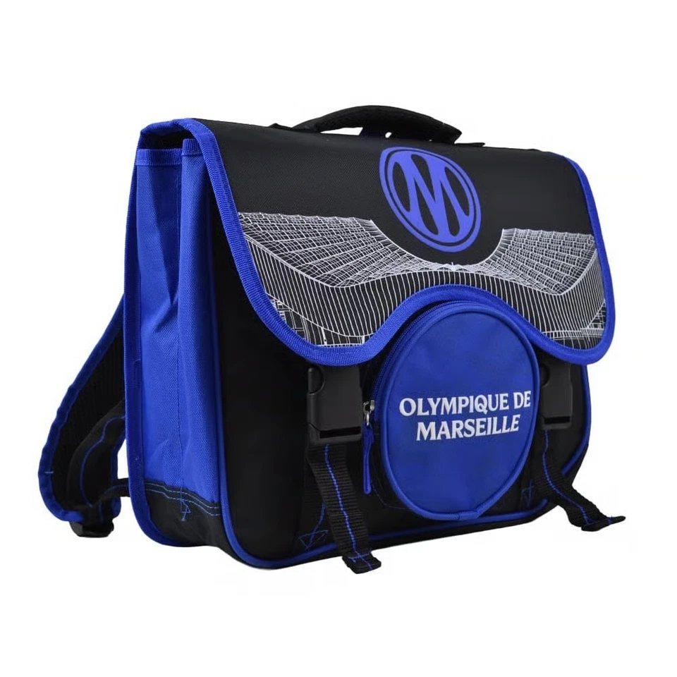 Cartable Olympique de Marseille bleu 38 cm - Photo 1/1