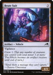 Brute Suit - Kamigawa: Neon Dynasty (NEO) #241 Common
