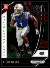 2020 Panini Prizm Draft Picks CJ Henderson Rookie NCAA #157