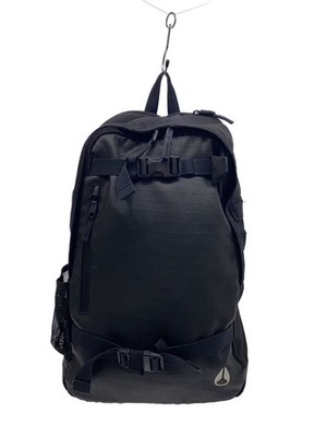 NIXON Backpack, Polyester, Black, Solid Color, C1954