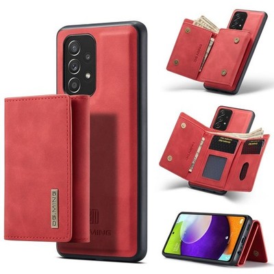 Für Samsung Galaxy A52 5G / 4G DG.MING M1 Series 3-Fold Multi Card Wallet Cover
