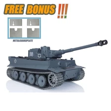 +Free Bonus HengLong 1/16 Tiger I RC Metal Tracks Tank 3818 BB Shooting Infrared
