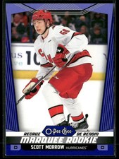 2024-25 O-Pee-Chee #548 Scott Morrow Carolina Hurricanes Blue Border Hockey Card