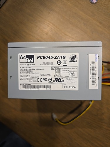 AcBel / Asus Netzteil - 330 W - Modell PC9045-ZA1G - REV: A