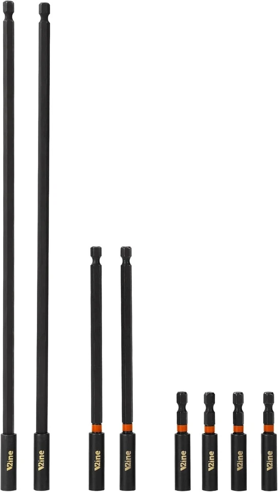 8-Piece Magnetic Bit Holder Set: Versatile for DIY & Professional Use - Image 3 of 4