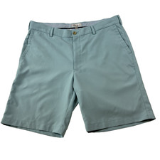 Peter Millar Crown Mens Light Blue Salem Sport Performance Shorts Golf