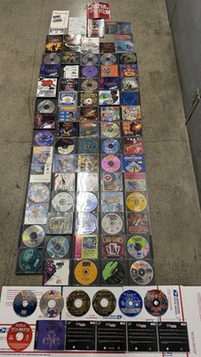 Vintage video game lot Computer Software PC CD