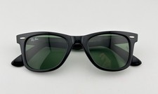 Ray-Ban RB2140 901/58 Original Wayfarer Black Sunglasses , Green G15 Glass 50-22