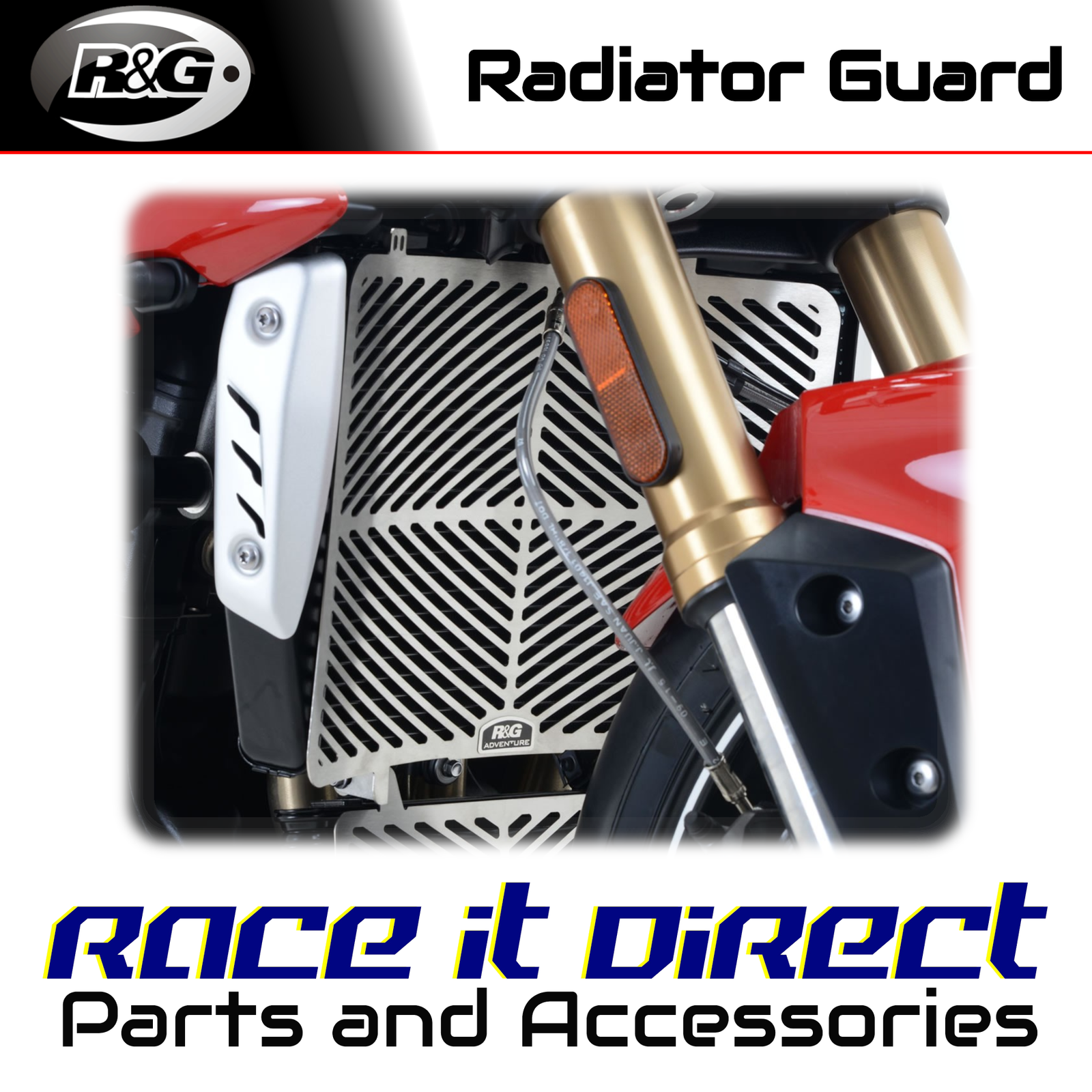 Stainless Radiator Guards for Triumph Speed Triple R 2016-2018 R&G