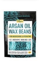 Hard Wax Beans For all Waxing Types Depilatory Hair Removal Kit 1 LB Argan Oil