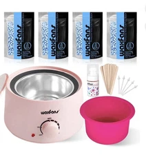 Waxfans Waxing Kit , Easy to Use Wax Warmer Kit for Hair Removal