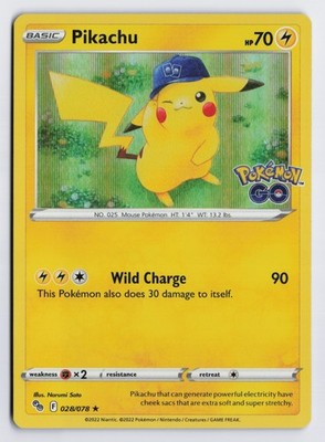 Pikachu (28) - PGO #028/078 Pokemon GO Holo LP