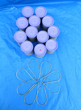 12- Conair More Big Curls Purple Hot Rollers Model CHV12N Replacements 3 "tall