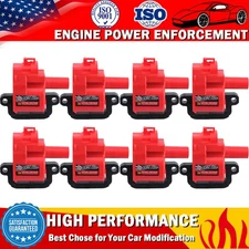 8 Pack High Performance Ignition Coils For Chevy Express 3500 D580 C1144 UF192