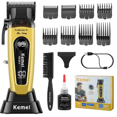 KEMEI 90-4 Professional Hair Clippers for Men Cordless Barber Trimmer Electric