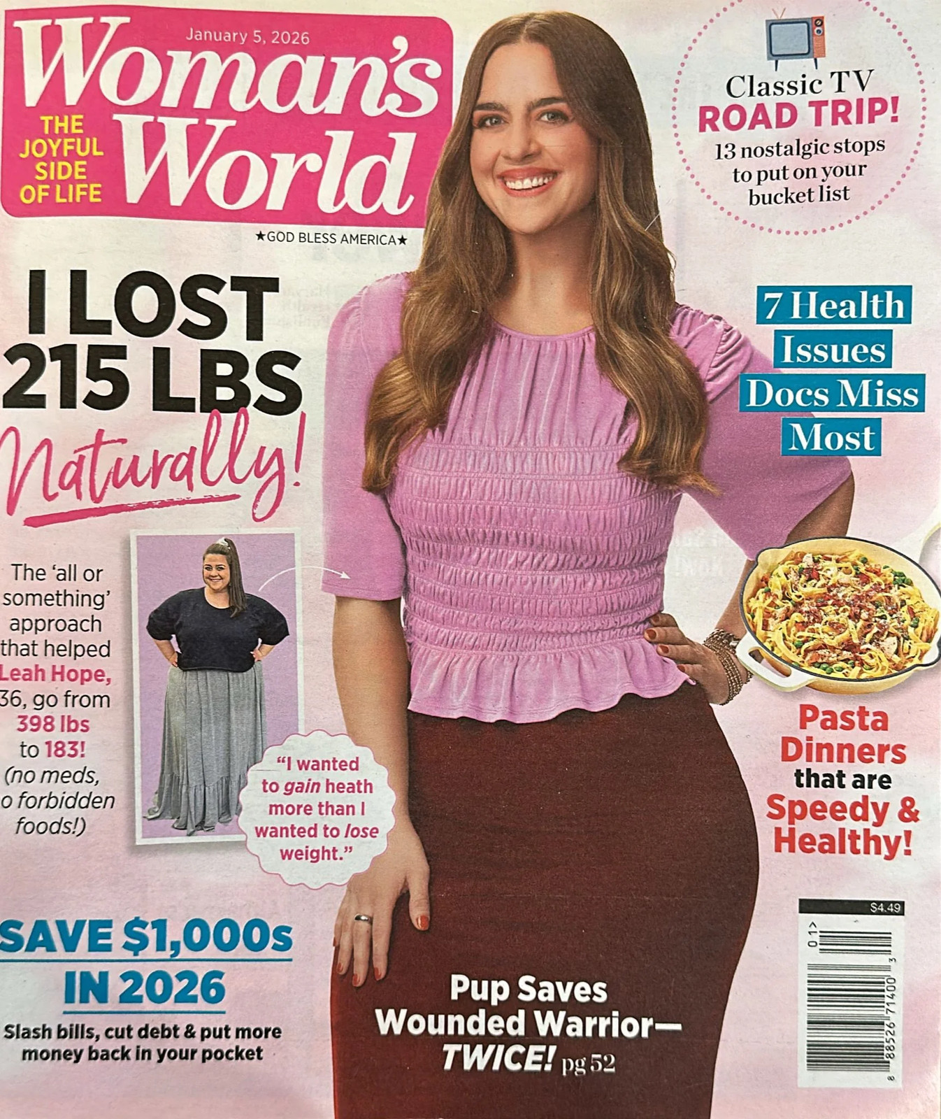 Woman’S World Magazine January 5, 2026 Free Shipping