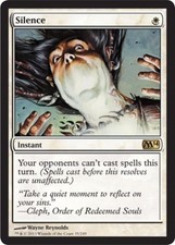 MTG English Silence NM Normal Magic 2014 Core Set